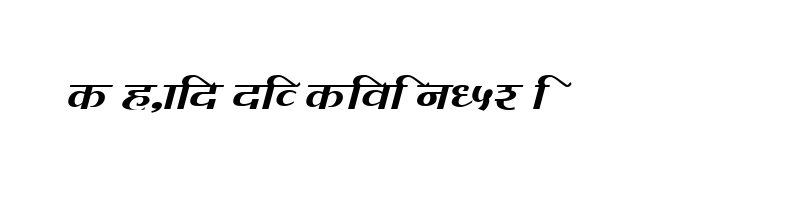 font preview of KALAKAR VIKRANT Normal