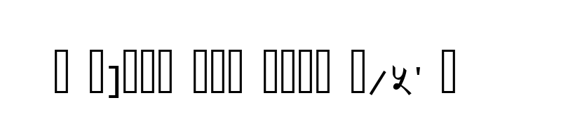 font preview of Kalimati Regular
