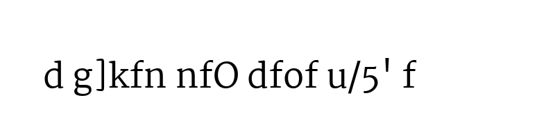 font preview of Martel Regular