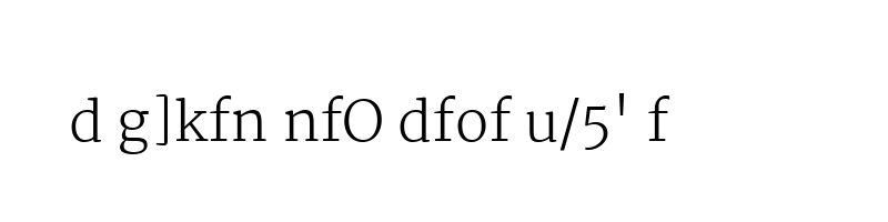 font preview of Martel UltraLight