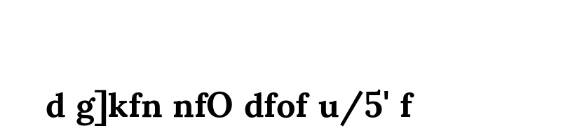 font preview of Sumana Bold