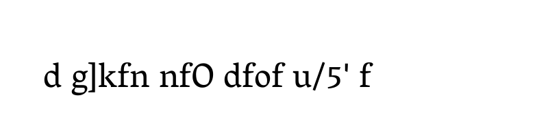 font preview of Vesper Libre Regular