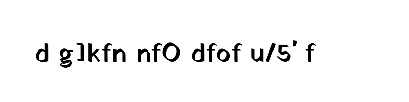 font preview of Yatra One Regular