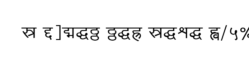 font preview of Yogeshweb Normal